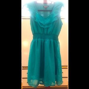 🔥3FOR$30🔥 Turquoise v neck dress